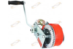 2500LBS HEAVY DUTY HAND STRAP WINCH FOR AUTO/BOAT/TRUCK/ATV HD